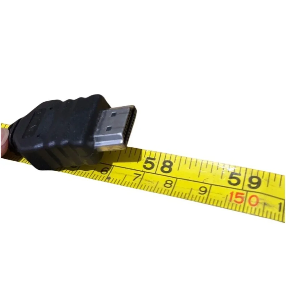 HDMI Cable 59 Inches Long High-Speed Black Durable Connectors For Audio & Video